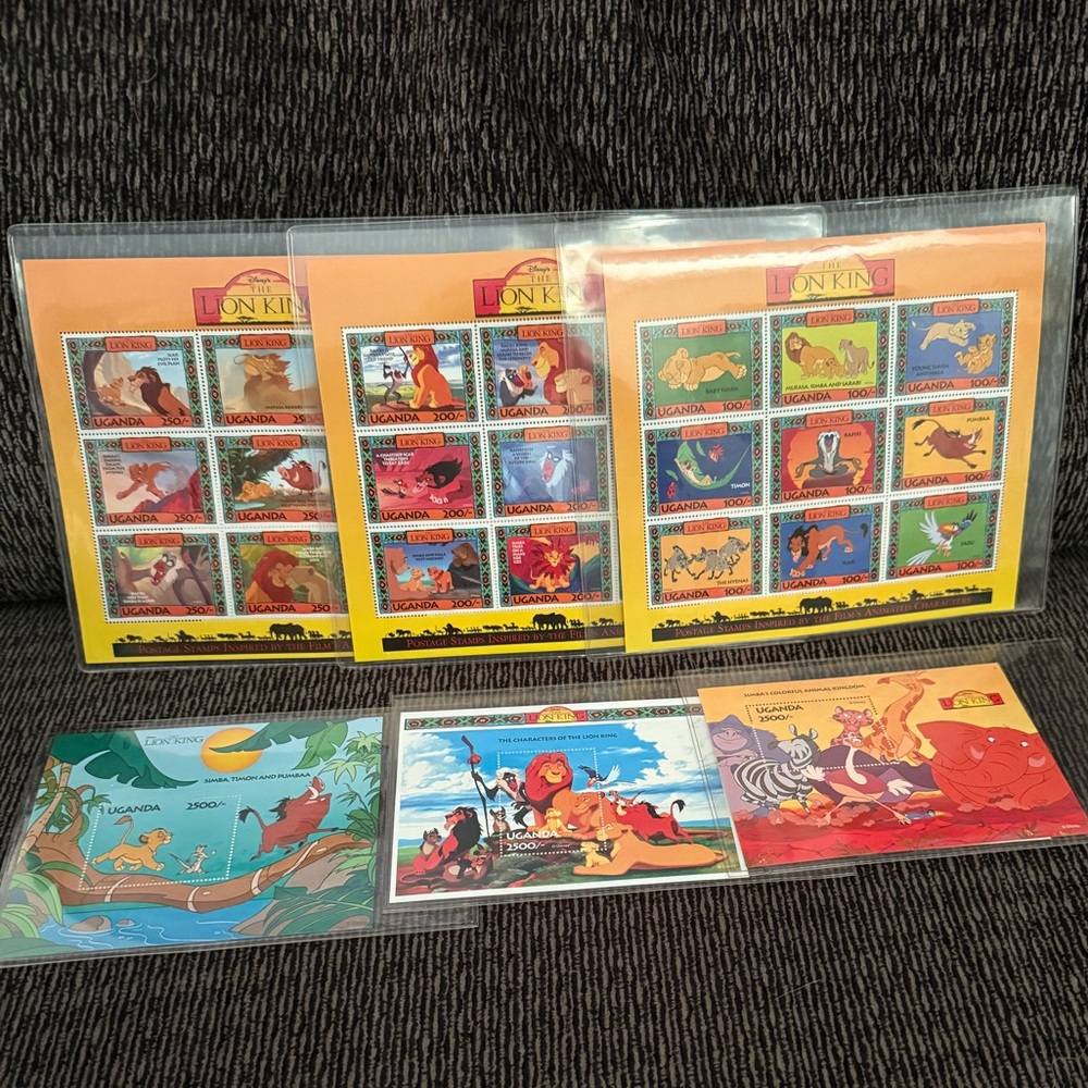 Disney's stamp collection The Lion King